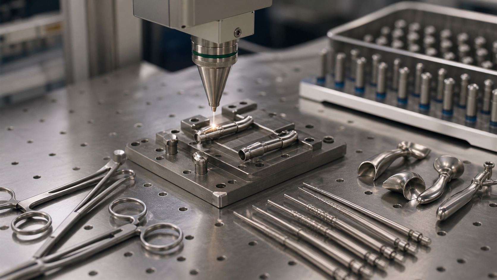 Exemple d’application laser pour le secteur dispositifs médicaux